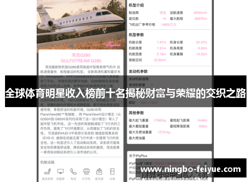 全球体育明星收入榜前十名揭秘财富与荣耀的交织之路