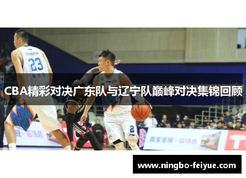 CBA精彩对决广东队与辽宁队巅峰对决集锦回顾